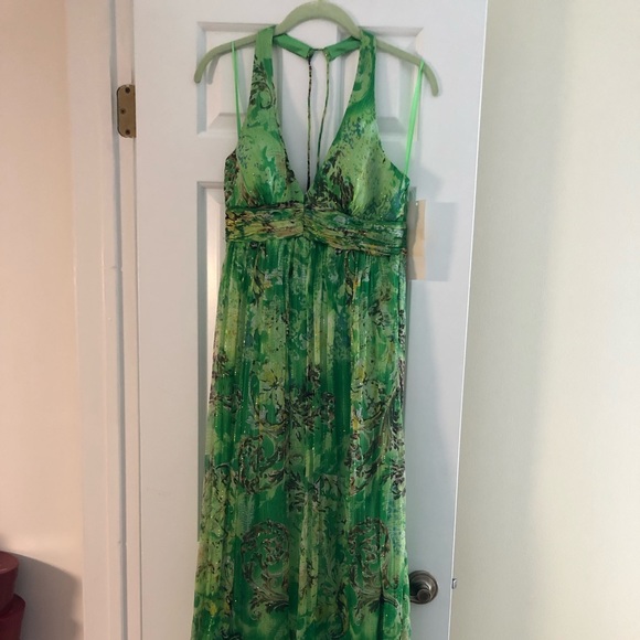 Sue Wong Stunning Full Length Halter Dress - Picture 2 of 7